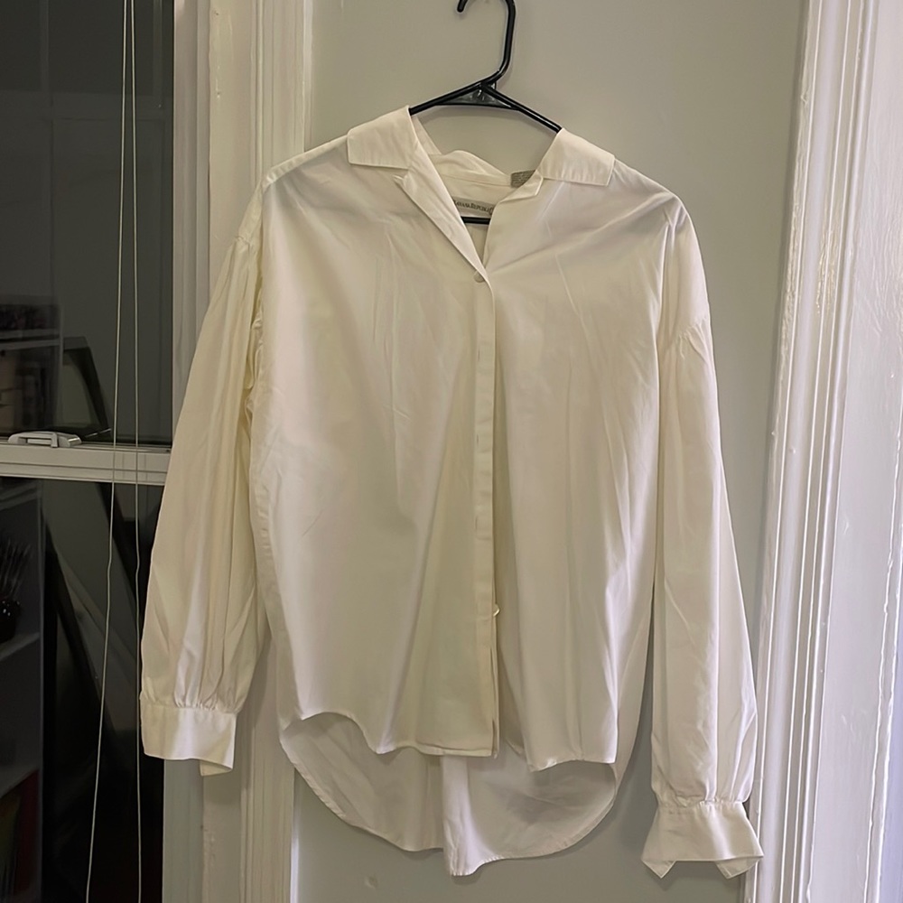 Banana Republic white blouse